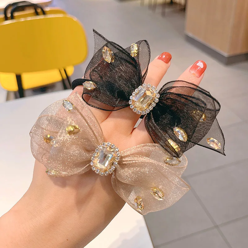 Women Ribbon Bowknot Hair Ring High-End Head Rope Boutique Hair Accessories for Girls Hair Ties Accesorios Para El Cabello 
Women Ribbon Bowknot Hair Ring High-End Head Rope Boutique Hair Accessories for Girls Hair Ties Accesorios Para El Cabello