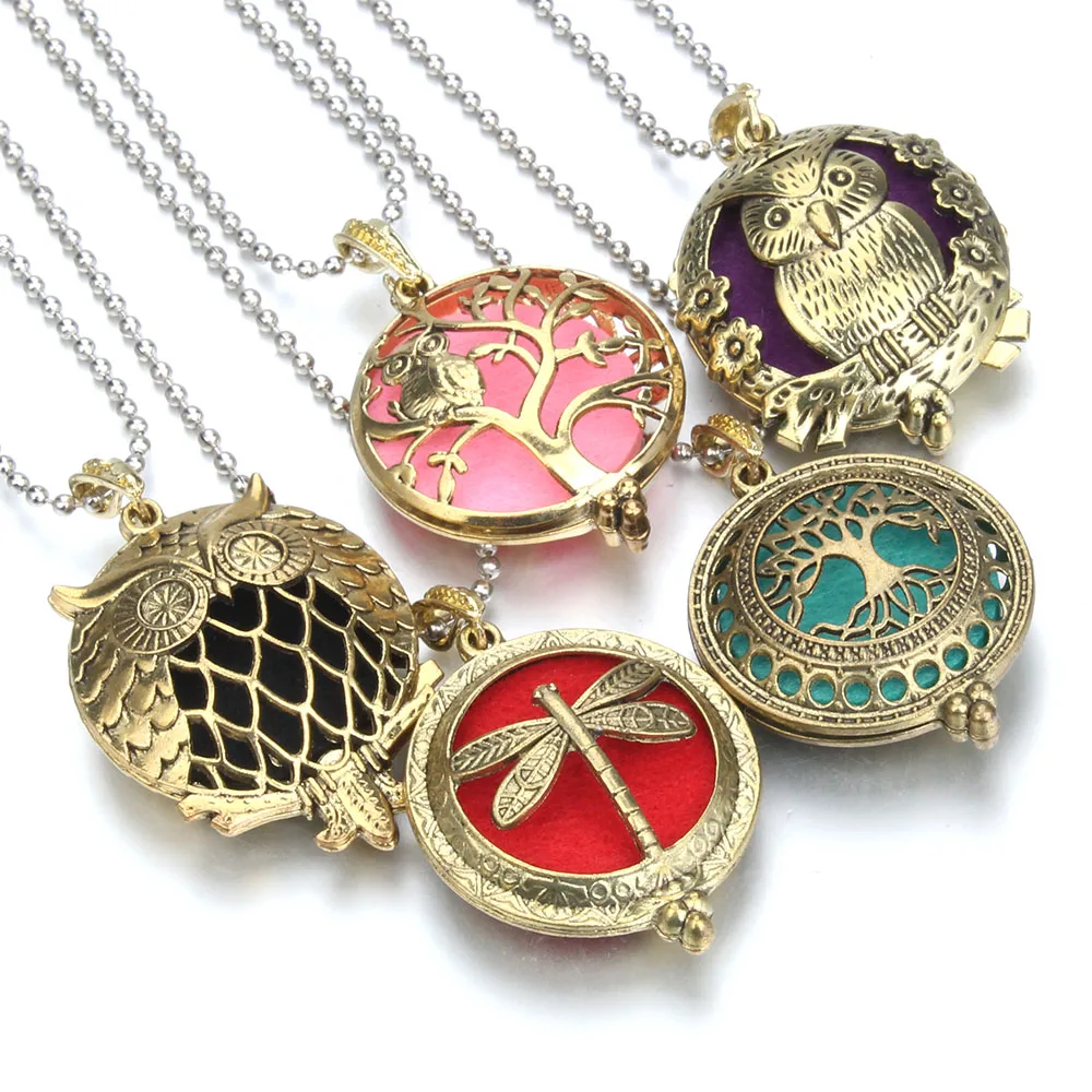 Новое ожерелье для ароматерапии бронзовое Дерево жизни Сова стрекоза открытый кулон Духи Эфирное масло аромадиффузор ожерелье
Новое ожерелье для ароматерапии бронзовое Дерево жизни Сова стрекоза открытый кулон Духи Эфирное масло аромадиффузор ожерелье