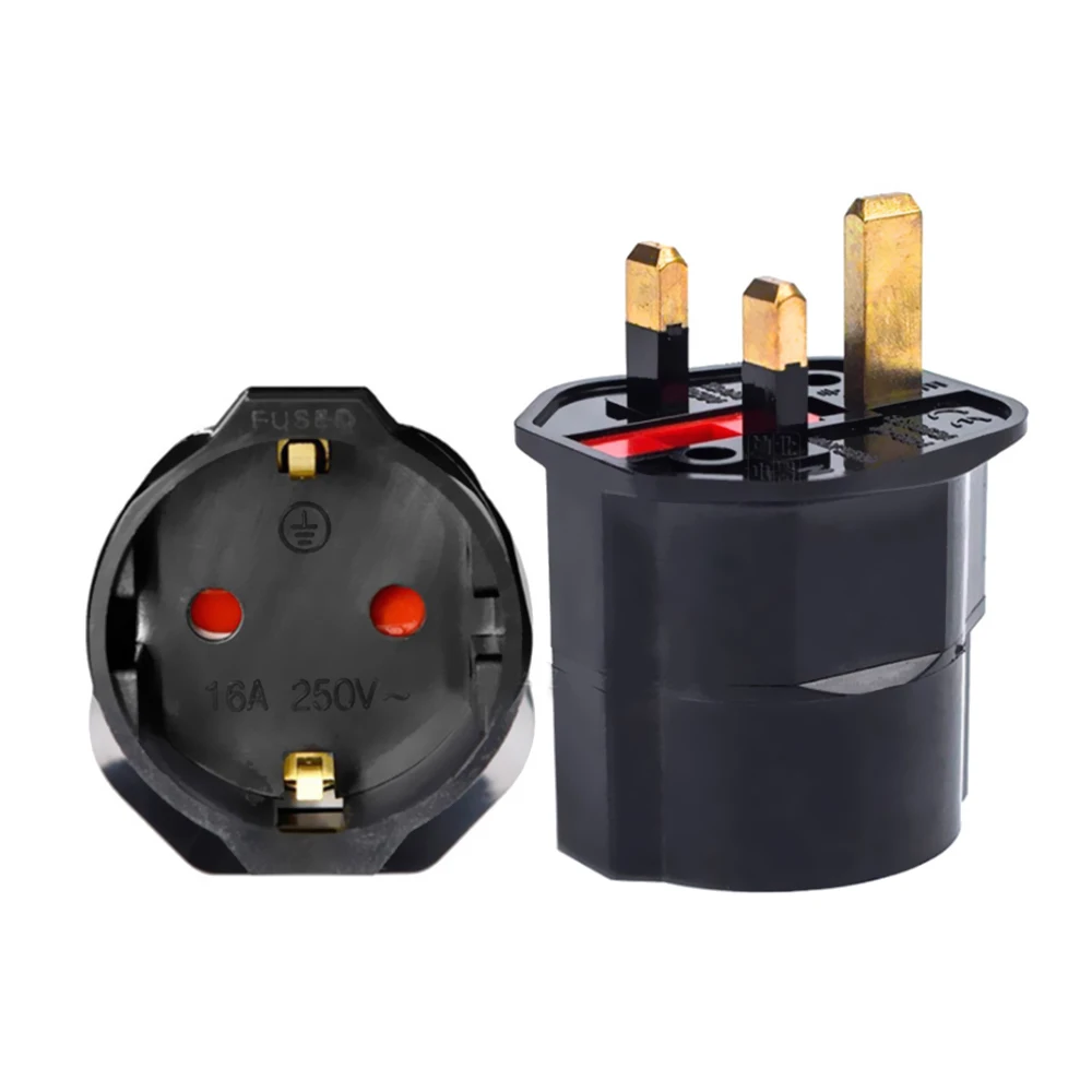 EU Euro 2 Pin to UK 3 Pin Plug AC Universal Adapter Travel Converter European Black And White Colors Optional
EU Euro 2 Pin to UK 3 Pin Plug AC Universal Adapter Travel Converter European Black And White Colors Optional