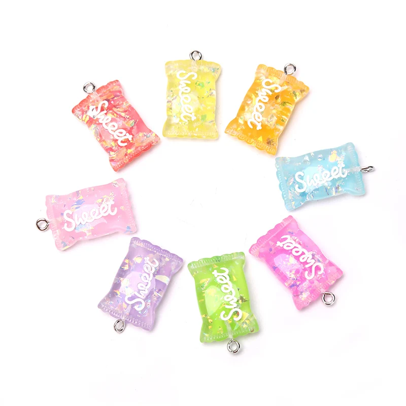 10pcs Sweet Sugar Candy Resin Charms Letter Earring Findings Cute Keychain Earphone Cover Pendant Adornment Jewelry Accessories
10pcs Sweet Sugar Candy Resin Charms Letter Earring Findings Cute Keychain Earphone Cover Pendant Adornment Jewelry Accessories