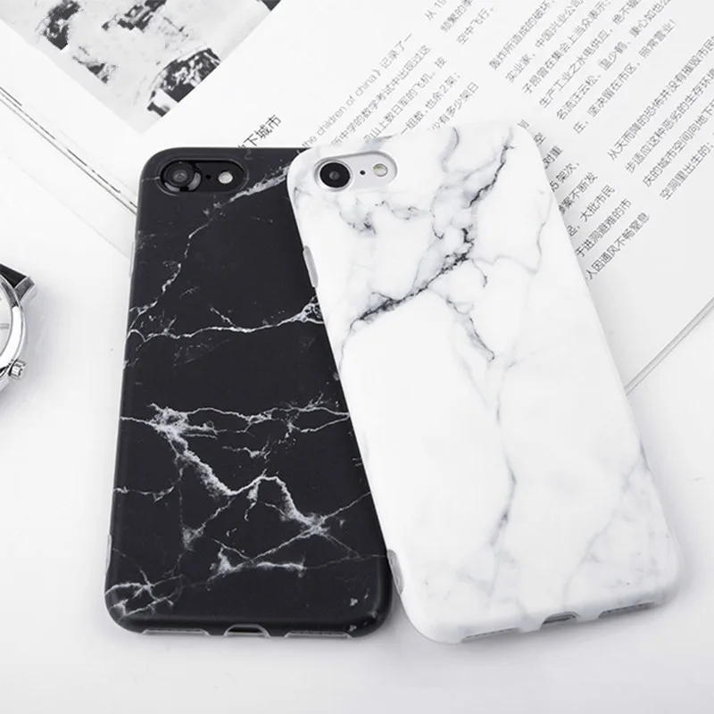 Чехол KING SARAS для Apple iPhone 7 6s 6 8 Plus X XR XS Max мраморный камень гелевый|Бамперы| |