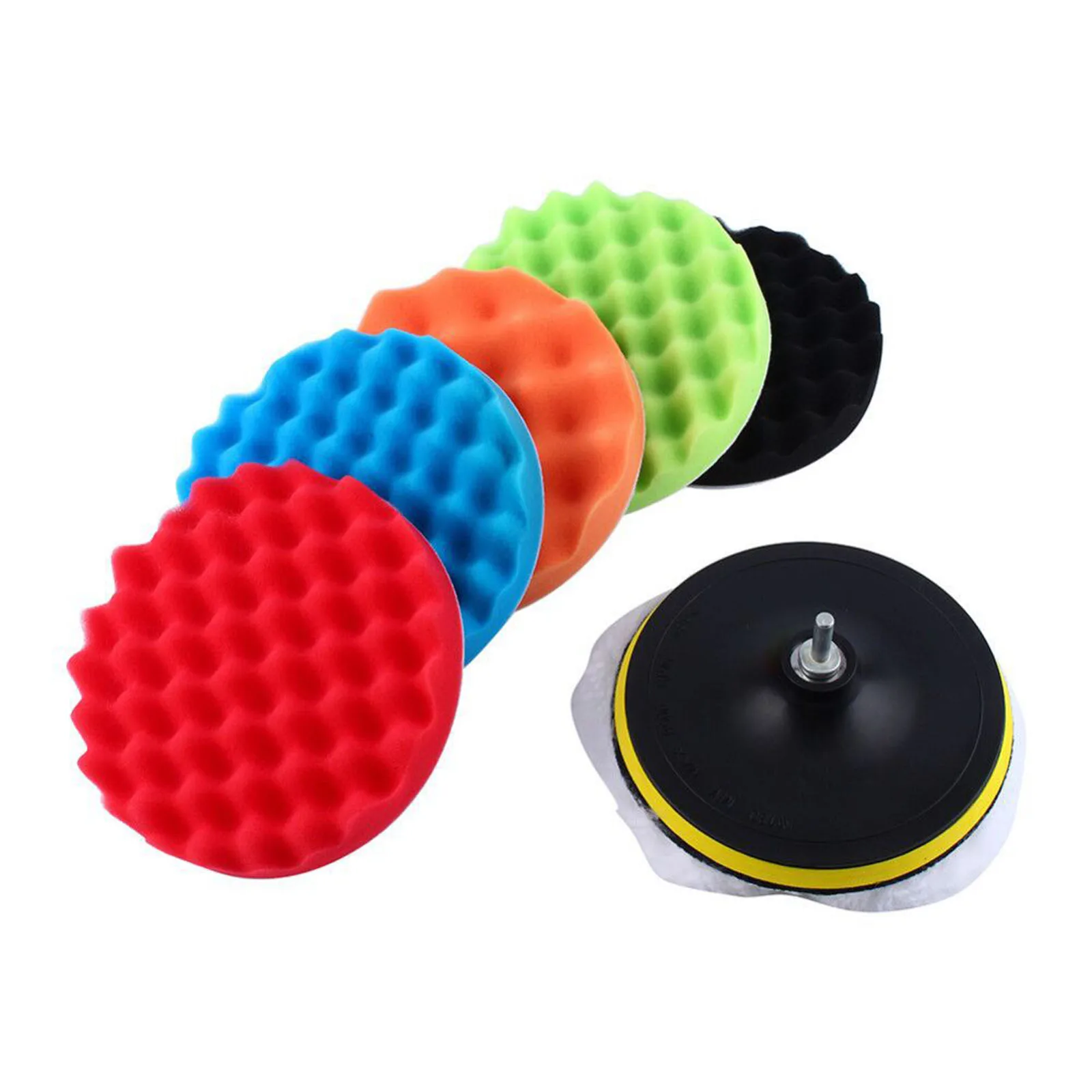 3-7inch Car Polishing Disc 11Pcs/Set Self-Adhesive Buffing Waxing Sponge Wool Wheel Polishing Pad For Car Polisher Drill Adapter
3-7inch Car Polishing Disc 11Pcs/Set Self-Adhesive Buffing Waxing Sponge Wool Wheel Polishing Pad For Car Polisher Drill Adapter