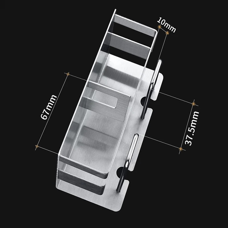 1 Pcs Stainless Steel Bathroom Storage Wall Mount Creative Toothbrush Holder Toothbrush Holder Durable Toothbrush Organizer
1 Pcs Stainless Steel Bathroom Storage Wall Mount Creative Toothbrush Holder Toothbrush Holder Durable Toothbrush Organizer