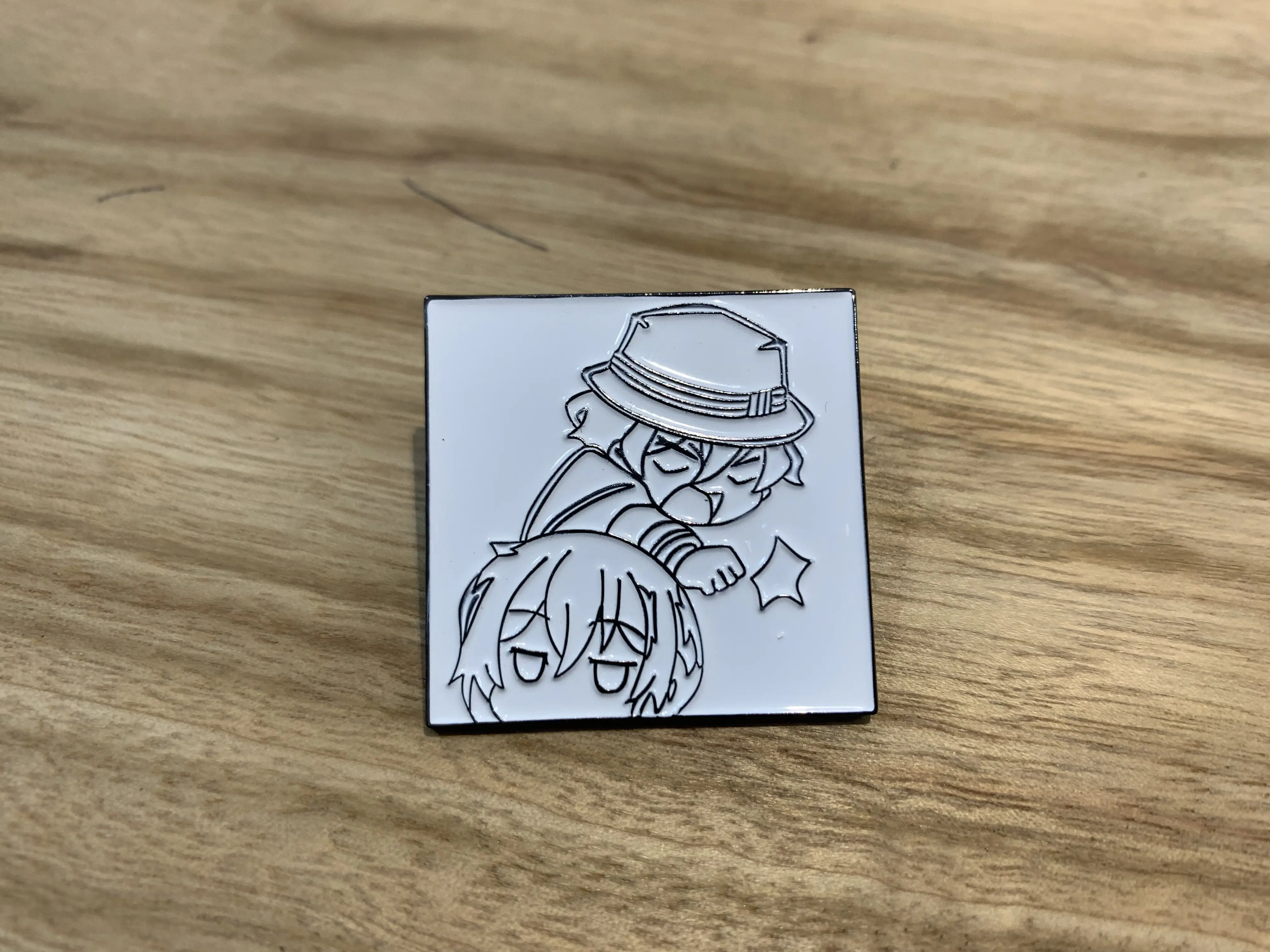 Anime Bungo Stray Dogs Osamu Dazai Nakahara Chuuya Metal Pin Brooch Badge white limit rare
Anime Bungo Stray Dogs Osamu Dazai Nakahara Chuuya Metal Pin Brooch Badge white limit rare