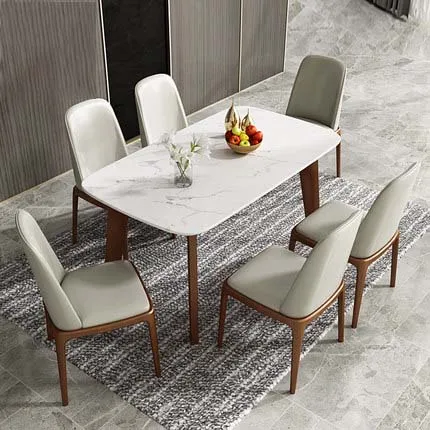 Nordic marble dining table modern minimalist light luxury home all solid wood dining table
Nordic marble dining table modern minimalist light luxury home all solid wood dining table
