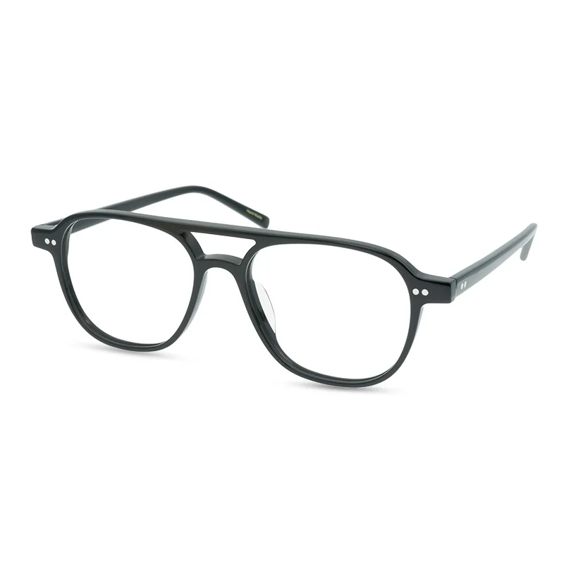 Модная трендовая брендовая ацетатная оправа для очков с двойным лучом очки унисекс для близорукости 
Модная трендовая брендовая ацетатная оправа для очков с двойным лучом очки унисекс для близорукости