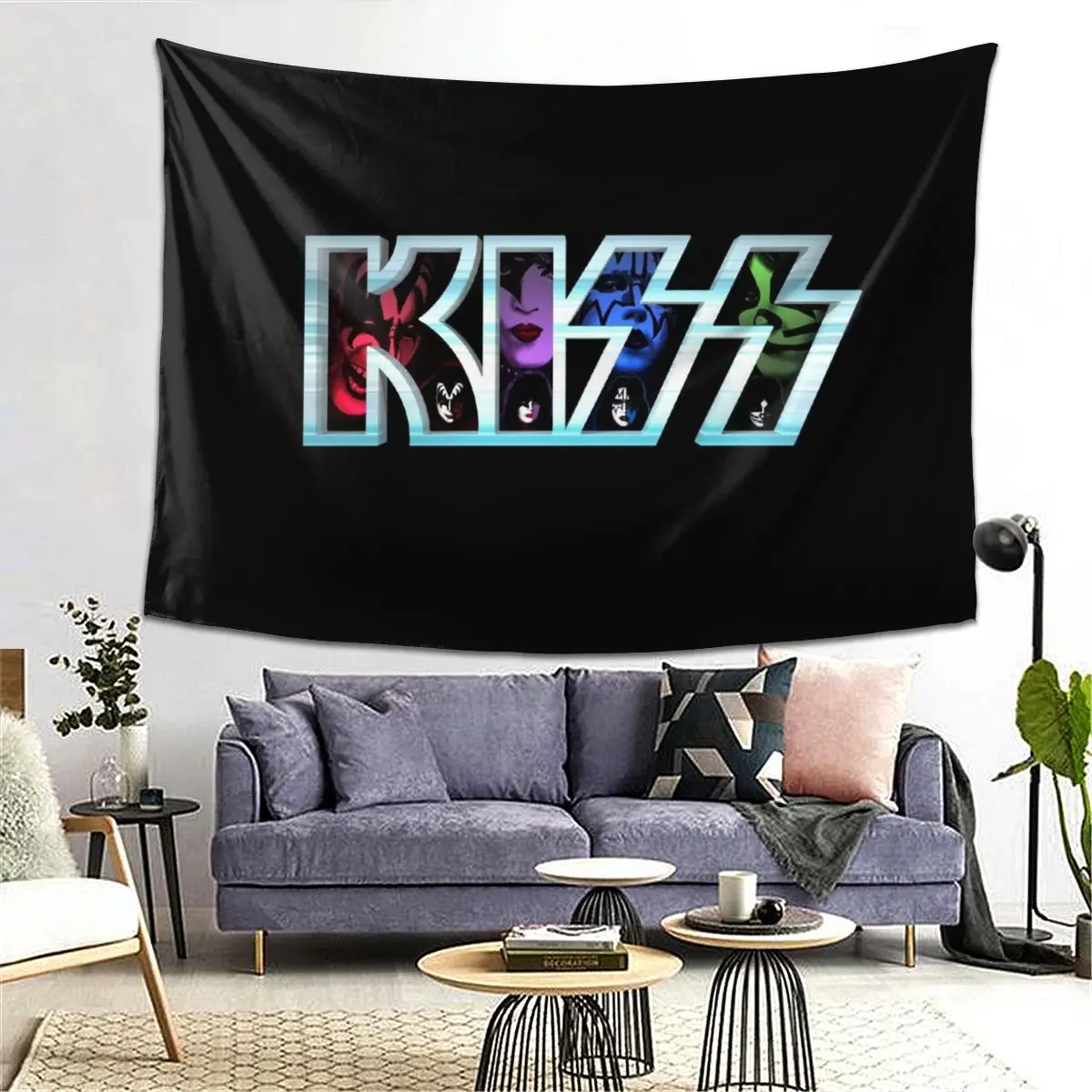 Kiss Band tapestry beach towel decoration family living room background wall tapestry 80x60 inches
Kiss Band tapestry beach towel decoration family living room background wall tapestry 80x60 inches