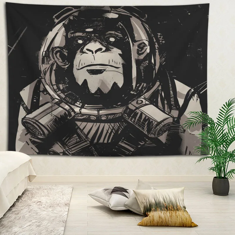 Tapestry Monkey In Space Art Pattern Background Decorative Wall Hanging For Living Room Bedroom Dorm Room Home Decor 70x100cm
Tapestry Monkey In Space Art Pattern Background Decorative Wall Hanging For Living Room Bedroom Dorm Room Home Decor 70x100cm