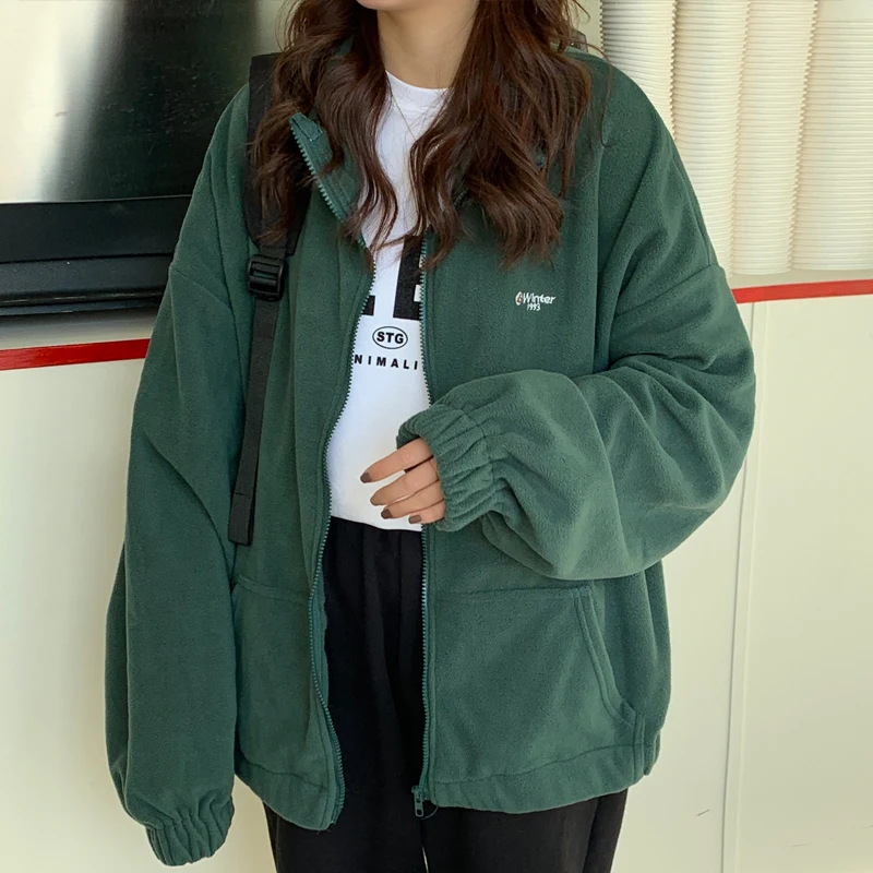 Zipper Ladies Winter High Quality Fashion Harajuku Style 2021 Fleece Large O-Neck Long Sleeve Hoodie Hooded Sweatshirt Wholesale
Zipper Ladies Winter High Quality Fashion Harajuku Style 2021 Fleece Large O-Neck Long Sleeve Hoodie Hooded Sweatshirt Wholesale