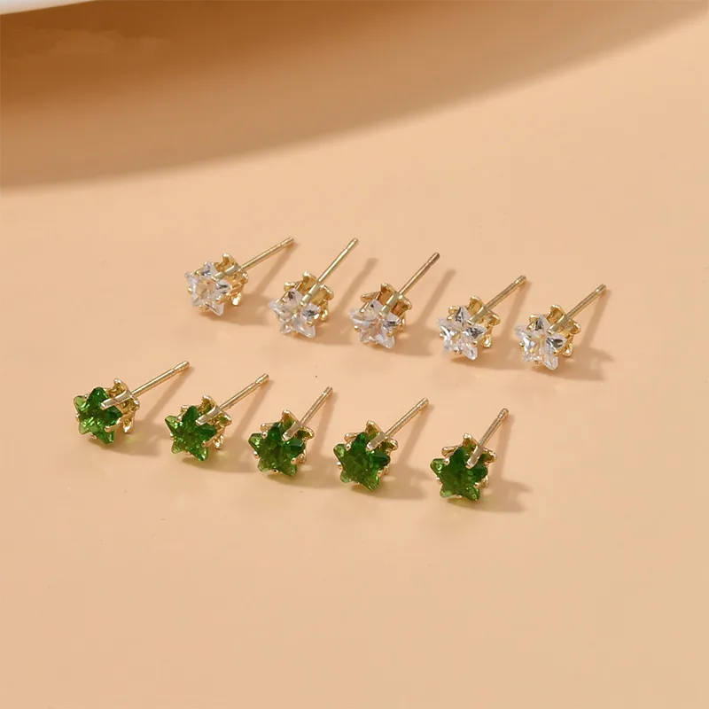 New style 40pcs/lot color Zircon stars core copper materials fashion women earrings stud diy jewelry earring accessory
New style 40pcs/lot color Zircon stars core copper materials fashion women earrings stud diy jewelry earring accessory