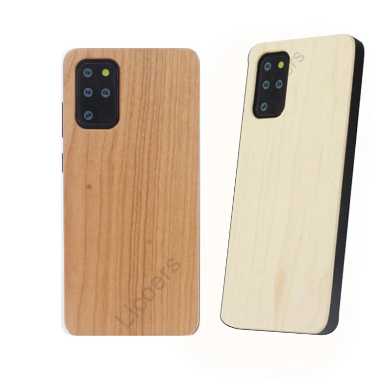 Ультратонкий бамбуковый чехол для телефона Samsung Galaxy S21 Note 20 S20 Ultra S10 S9 S8 Plus из