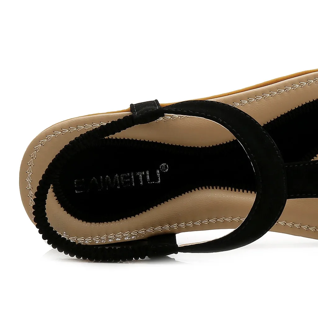 Women's Ladies Pearl Crystal Bohemian Ankle Toepost Flat Sandals Roman Shoes Women Sandals Sexy High Quality Outside
Women's Ladies Pearl Crystal Bohemian Ankle Toepost Flat Sandals Roman Shoes Women Sandals Sexy High Quality Outside