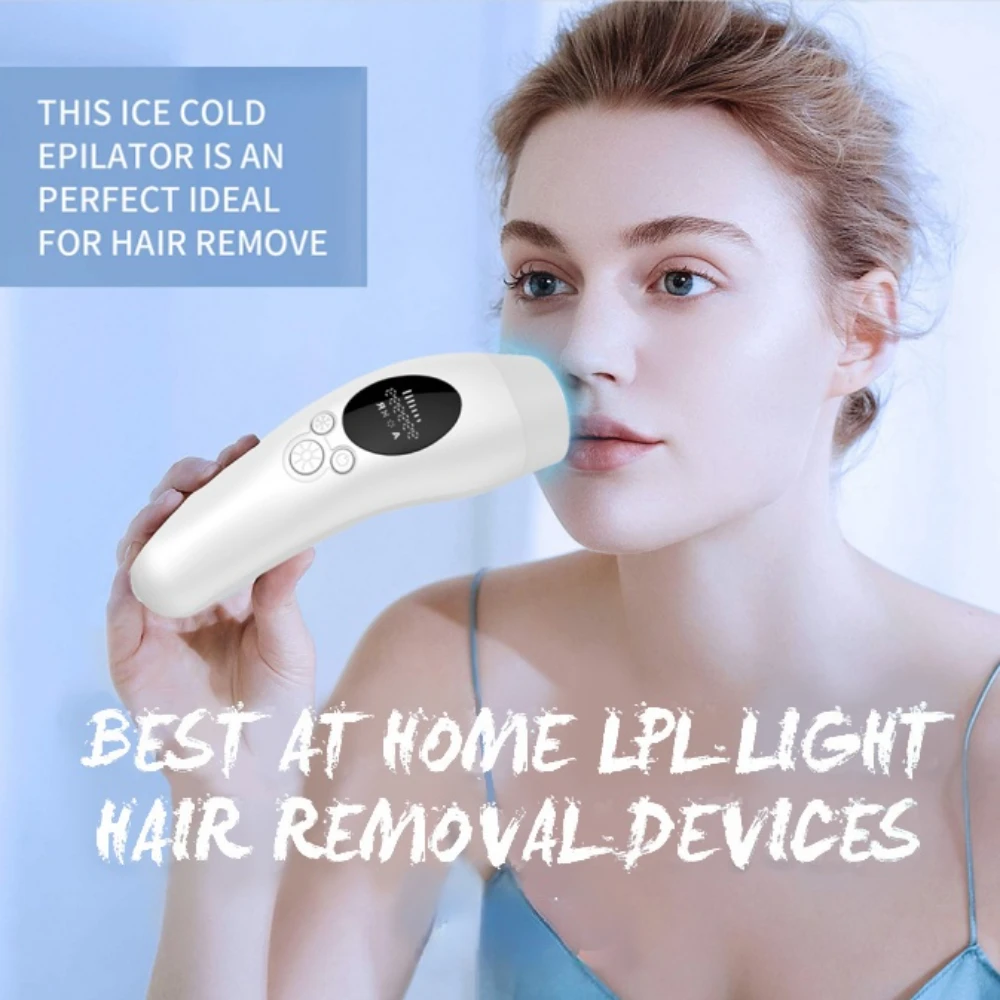 Ice Sensing Painless 999999 Flashes Laser Hair Remover Permanent IPL Photoelectric Depilador A Laser Electric Home Use Devices
Ice Sensing Painless 999999 Flashes Laser Hair Remover Permanent IPL Photoelectric Depilador A Laser Electric Home Use Devices