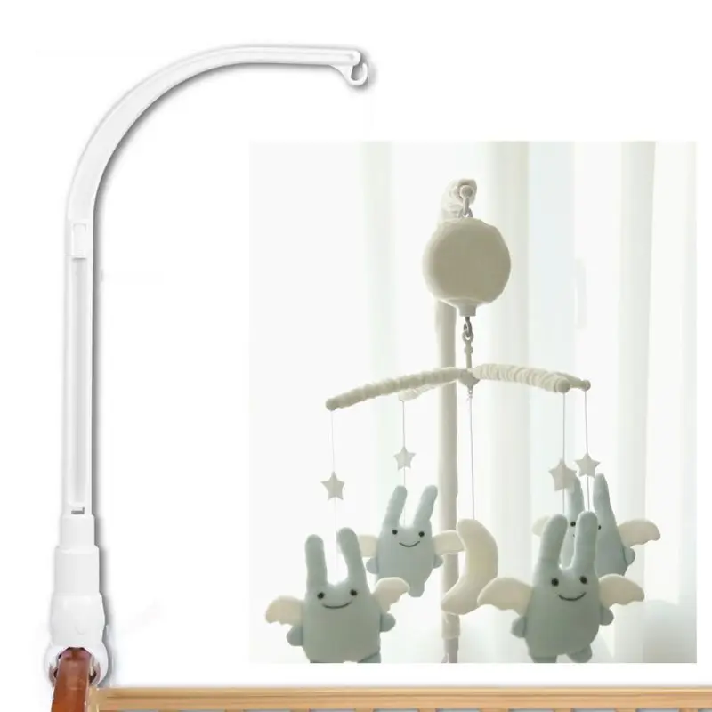 Baby Crib Holder ABS Plastic Plush Hanging Baby DIY Crib Mobile Bed Bell Toy Holder Degree Rotate Arm Bracket
Baby Crib Holder ABS Plastic Plush Hanging Baby DIY Crib Mobile Bed Bell Toy Holder Degree Rotate Arm Bracket