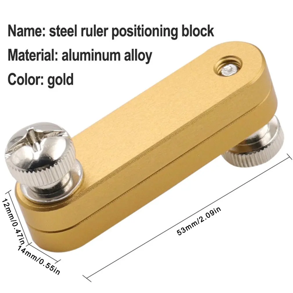Fashion Steel Ruler Positioning Block Woodworking Scribe Drawing Mark Line Gauge Carpenter DIY Measuring Carpenter Tools
Fashion Steel Ruler Positioning Block Woodworking Scribe Drawing Mark Line Gauge Carpenter DIY Measuring Carpenter Tools
