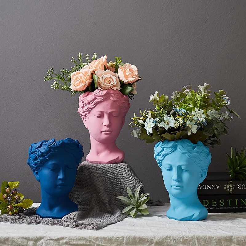 Greek flower vases Venus Goddess pot flower vase for decoration Vase head Ornament home decor vases for flowers
Greek flower vases Venus Goddess pot flower vase for decoration Vase head Ornament home decor vases for flowers