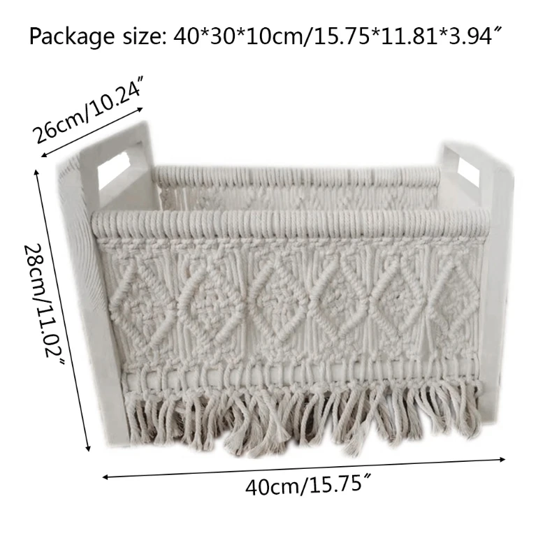 Newborn Posing Mini Bed Baby Photo Shooting Props Cotton Rope Weave Wooden Crib Infant Photograph Accessories 87HD
Newborn Posing Mini Bed Baby Photo Shooting Props Cotton Rope Weave Wooden Crib Infant Photograph Accessories 87HD