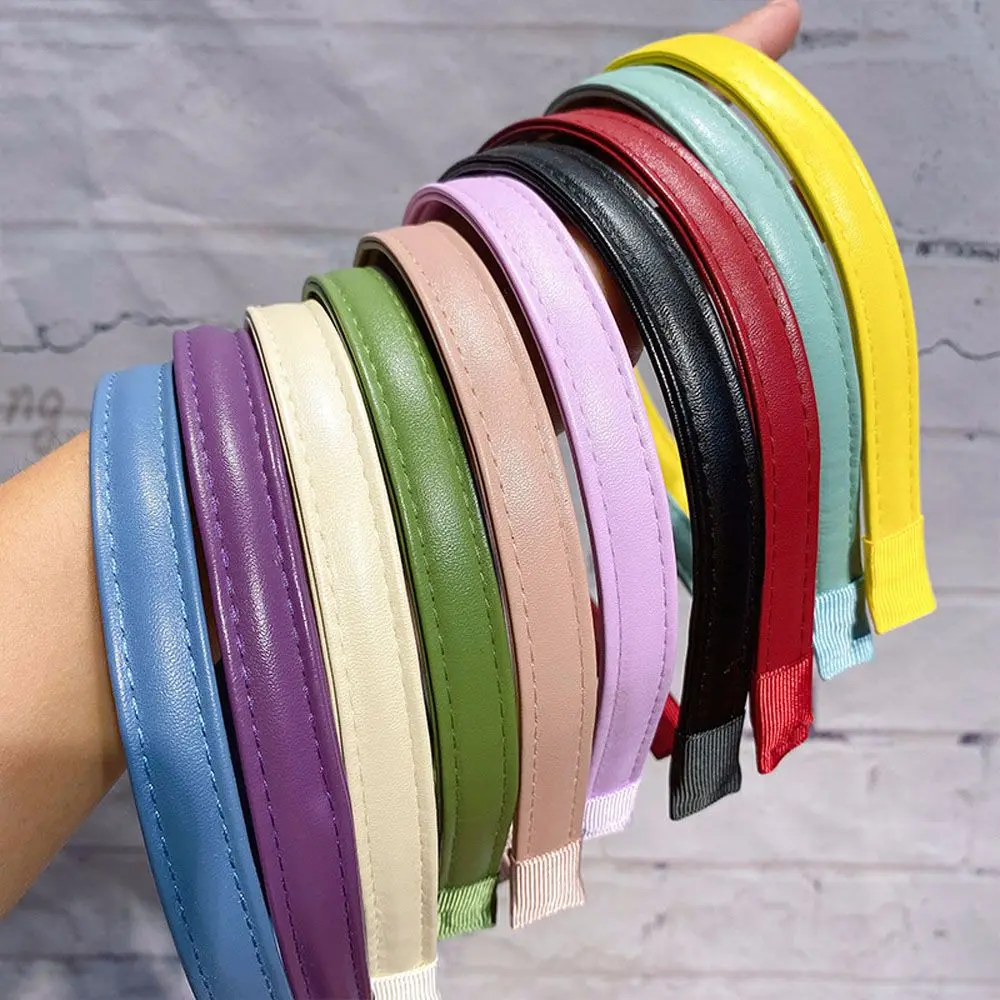 1PC Headband PU Leather Retro Hairbands For Girls Sweet Korean Style Candy Color Thin Hair Band Handmade Hair Accessories Head H
1PC Headband PU Leather Retro Hairbands For Girls Sweet Korean Style Candy Color Thin Hair Band Handmade Hair Accessories Head H