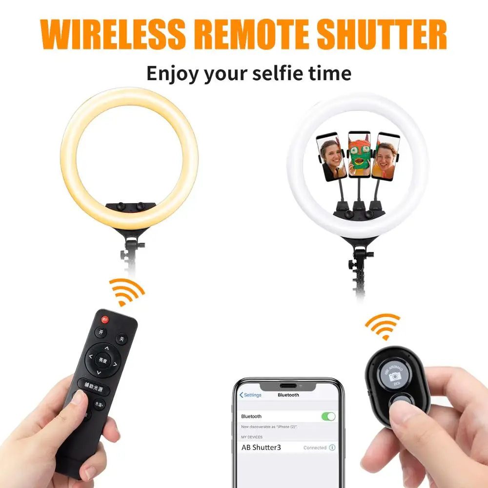 LED Selfie Ring Light with Tripod Camera Makeup Video Studio Lighting Kit Beauty Fill Light Selfie Light Ring Lamp Photography
LED Selfie Ring Light with Tripod Camera Makeup Video Studio Lighting Kit Beauty Fill Light Selfie Light Ring Lamp Photography