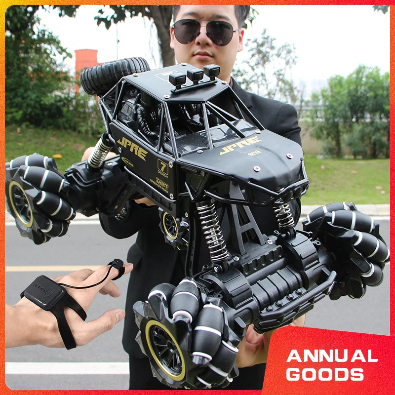 Rc Car 4WD 360 Drift Stunt Radio Remote Controlled Large Off-Road 4X4 Gesture Induction Climbing Car Children's ElectricToy
Rc Car 4WD 360 Drift Stunt Radio Remote Controlled Large Off-Road 4X4 Gesture Induction Climbing Car Children's ElectricToy