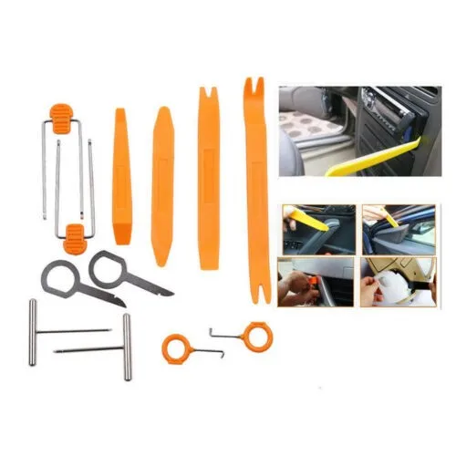 12 Pcs Car Interior Disassembly Tool Kit Set Door Panel Fasteners Car Dashboard Plastic Tools Removal Pry Kit Hand Tools Set
12 Pcs Car Interior Disassembly Tool Kit Set Door Panel Fasteners Car Dashboard Plastic Tools Removal Pry Kit Hand Tools Set