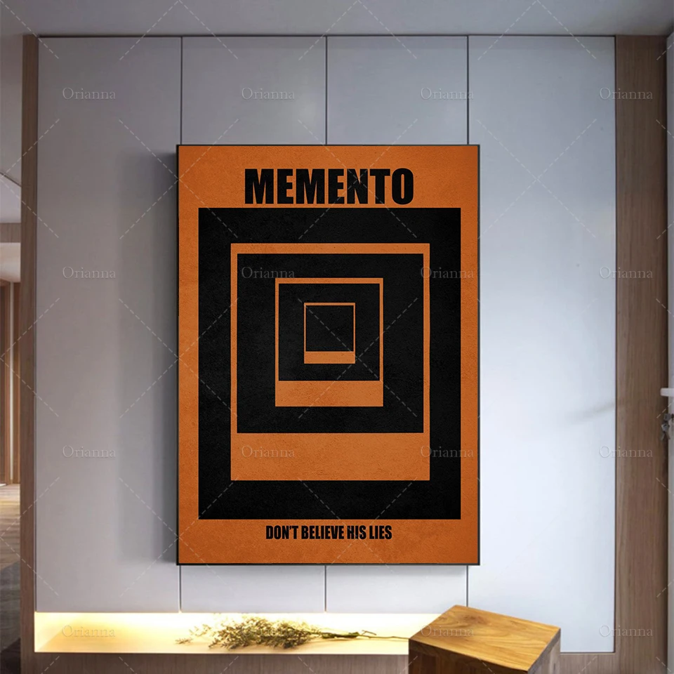 Nordic Wall Art Memento Movie Poster Print Wall Canvas Painting Modular Pictures Abstract Art Home Decor For Living Room
Nordic Wall Art Memento Movie Poster Print Wall Canvas Painting Modular Pictures Abstract Art Home Decor For Living Room