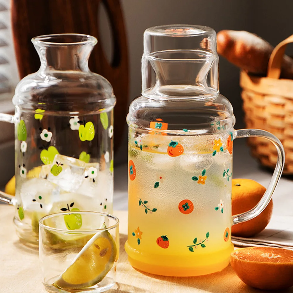 Glass Cup Cold Drink Cup Set Water Cup Water Cold Water Kettle Teapot Glass Pitcher Jug Juice Tea Carafe Large Bottle With Cup
Glass Cup Cold Drink Cup Set Water Cup Water Cold Water Kettle Teapot Glass Pitcher Jug Juice Tea Carafe Large Bottle With Cup