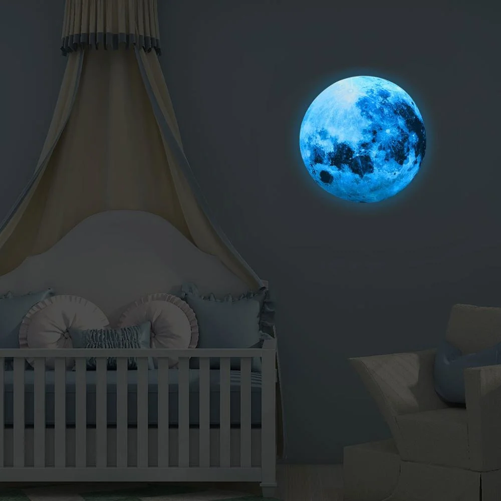 30cm Luminous Blue Moon 3D Wall Sticker living room bedroom decoration for kids room home decals Glow in the dark Wall Stickers
30cm Luminous Blue Moon 3D Wall Sticker living room bedroom decoration for kids room home decals Glow in the dark Wall Stickers