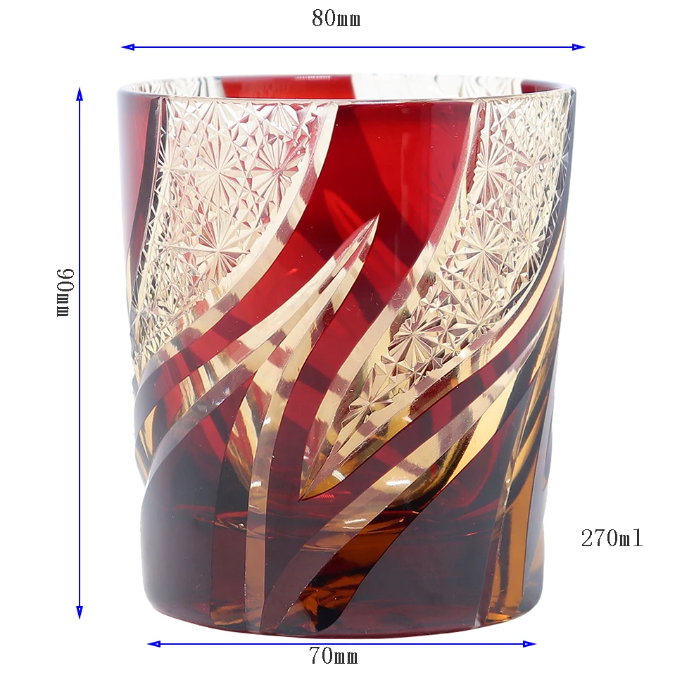 Edo Style Cut Glass Whisky glasses 8 Ounces Tumbler Glasses For Bourbon Beverage Premium Scotch Glasses Drinking Glasses
Edo Style Cut Glass Whisky glasses 8 Ounces Tumbler Glasses For Bourbon Beverage Premium Scotch Glasses Drinking Glasses