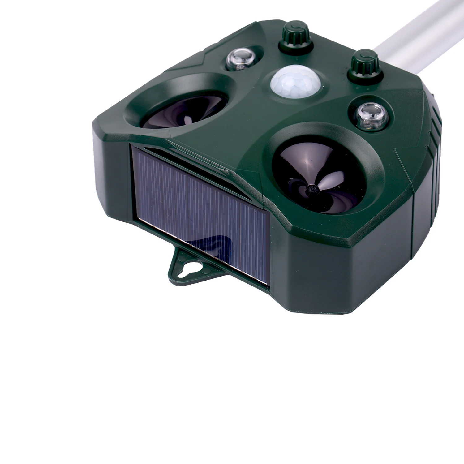 Solar Ultrasonic Repeller Waterproof Outdoor Pest Animal Expeller with Motion Sensor and Flashing Light Repeller for Cats Dogs
Solar Ultrasonic Repeller Waterproof Outdoor Pest Animal Expeller with Motion Sensor and Flashing Light Repeller for Cats Dogs