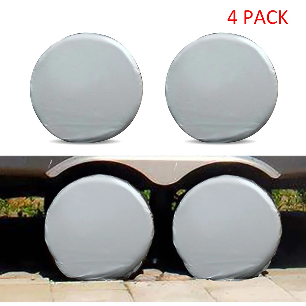 4Pcs Car Tire Protectors cover RV Wheel Motorhome Wheel Covers Sun Protector Waterproof Aluminum Film Fits 27-29 Inches Tire
4Pcs Car Tire Protectors cover RV Wheel Motorhome Wheel Covers Sun Protector Waterproof Aluminum Film Fits 27-29 Inches Tire