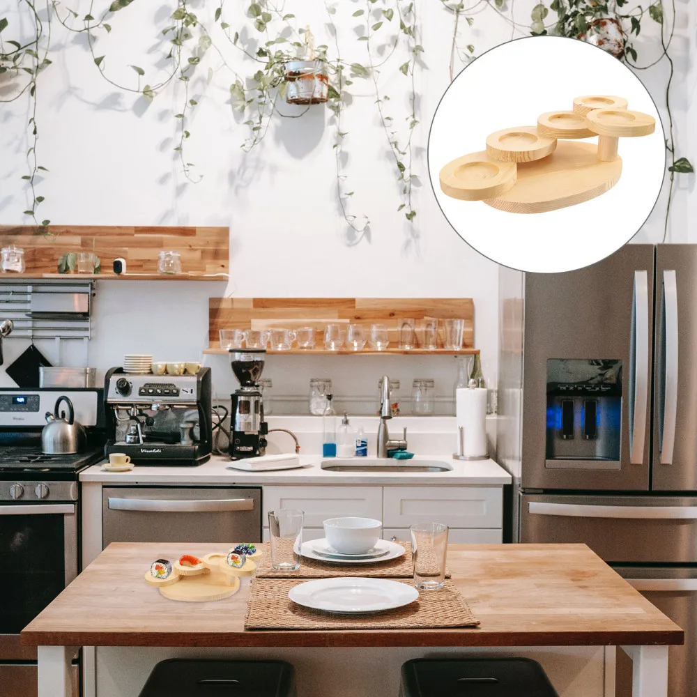 Creative Sushi Serving Stand Wooden Sushi Showing Rack Snacks Food Display Stand
Creative Sushi Serving Stand Wooden Sushi Showing Rack Snacks Food Display Stand