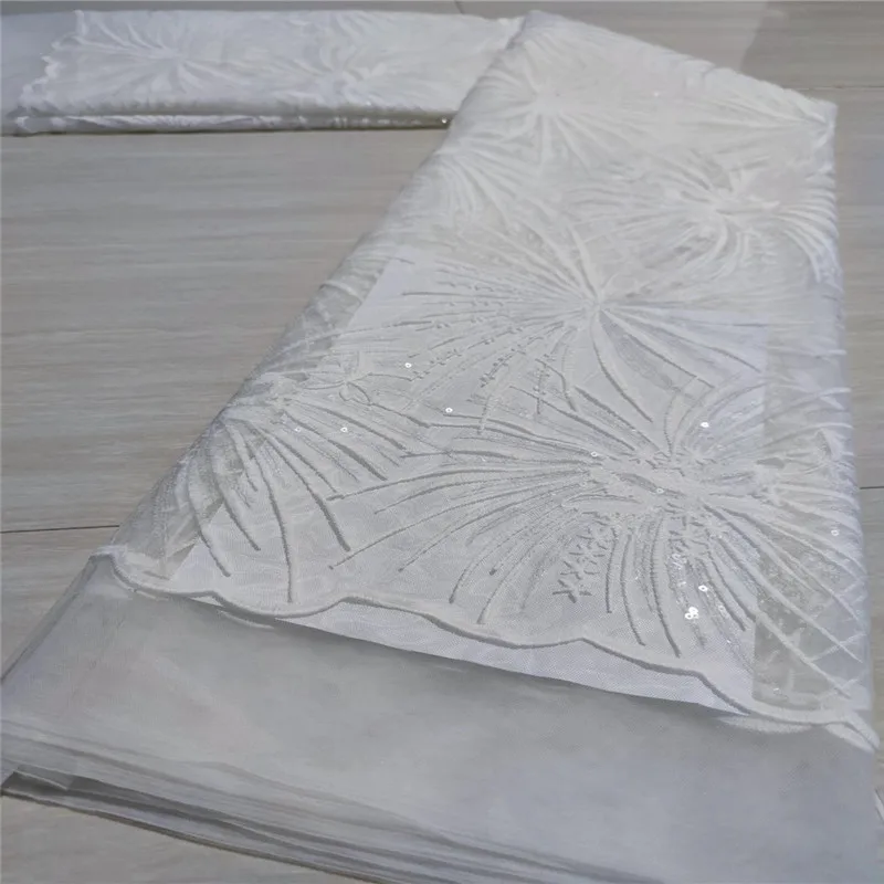 Asoebi Sequins Lace Fabrics Emerald Pure White Mesh Lace African Fabric Lace with Sequins for Women Wedding Party Dress
Asoebi Sequins Lace Fabrics Emerald Pure White Mesh Lace African Fabric Lace with Sequins for Women Wedding Party Dress