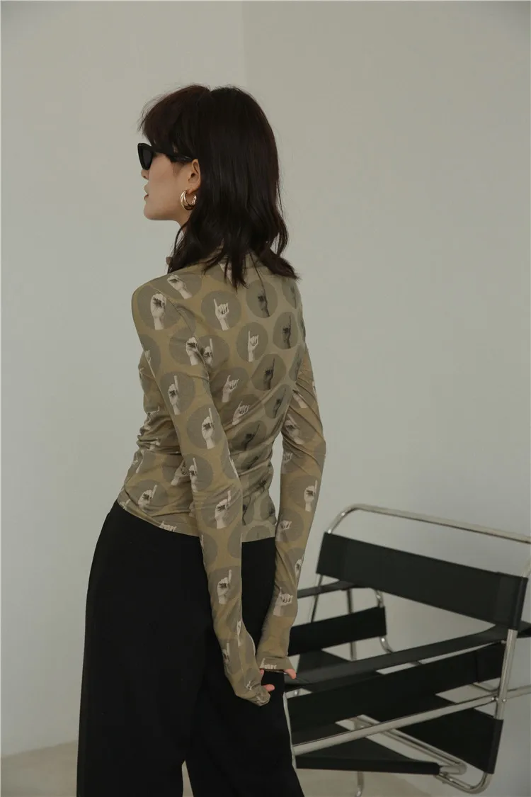 Vintage T Shirt Turtle Neck Long Sleeve Top Aesthetic Tight Tee Shirt Femme Underwear Women Fall Clothes Y674
Vintage T Shirt Turtle Neck Long Sleeve Top Aesthetic Tight Tee Shirt Femme Underwear Women Fall Clothes Y674