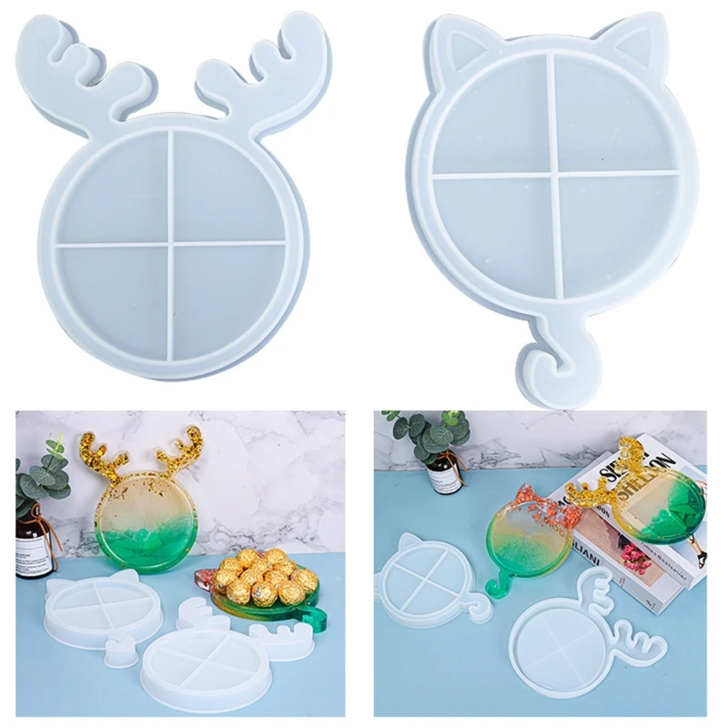 Christmas Deer/Cat Tray Epoxy Resin Mold Serving Plate Silicone Mould DIY Crafts Jewelry Holder Casting Tool
Christmas Deer/Cat Tray Epoxy Resin Mold Serving Plate Silicone Mould DIY Crafts Jewelry Holder Casting Tool