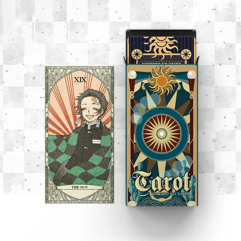 22Pcs/Set Anime Demon Slayer HD Tarot Cards Fate Divination Cosplay Props Animation Surrounding For Party Playing Games
22Pcs/Set Anime Demon Slayer HD Tarot Cards Fate Divination Cosplay Props Animation Surrounding For Party Playing Games