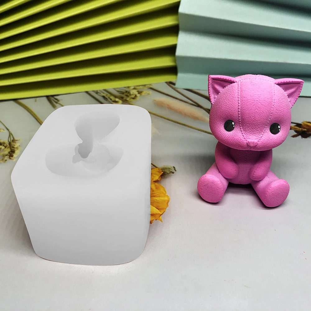 Cute Cat Silicone Mold Aromatherapy Plaster Mold Leather Texture Design Car Air Outlet Aromatherapy Plaster Making Candle Mold 
Cute Cat Silicone Mold Aromatherapy Plaster Mold Leather Texture Design Car Air Outlet Aromatherapy Plaster Making Candle Mold
