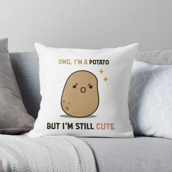 Cute potato is cute Soft Decorative Throw Pillow Cover for Home Pillows NOT Included
Cute potato is cute Soft Decorative Throw Pillow Cover for Home Pillows NOT Included