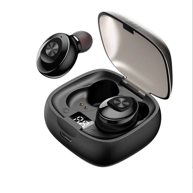 TWS Bluetooth Headset Digital Display 5.0 Sports Mini Wireless Headset Audiophile Headphones with Microphone Airpods 9D Stereo
TWS Bluetooth Headset Digital Display 5.0 Sports Mini Wireless Headset Audiophile Headphones with Microphone Airpods 9D Stereo