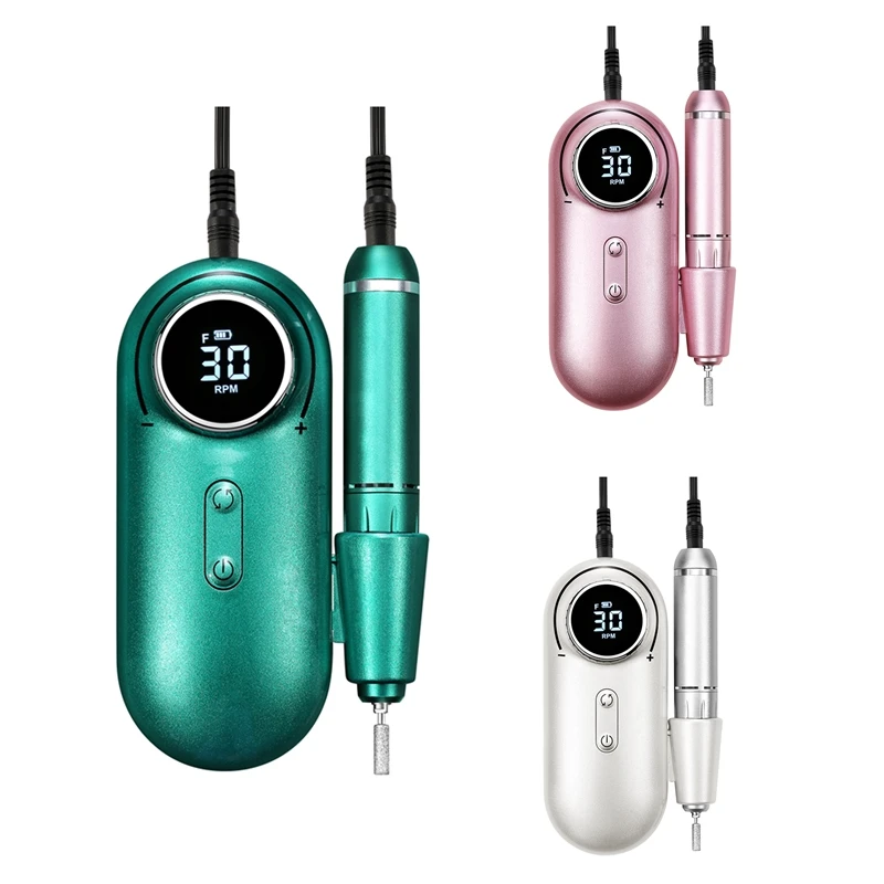 Professional Nail Drill, 35000RPM Electric Nail Drill, Portable Pedicure Drill Set, For Exfoliating, Polishing
Professional Nail Drill, 35000RPM Electric Nail Drill, Portable Pedicure Drill Set, For Exfoliating, Polishing