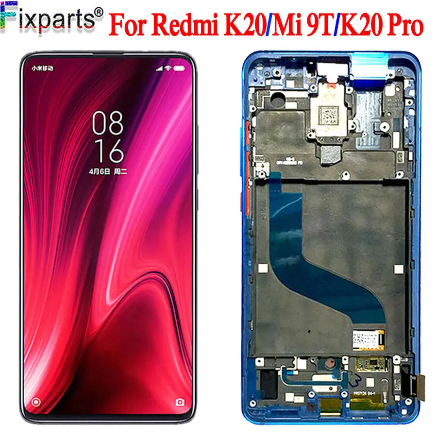 ЖК дисплей 6 39 дюйма для Xiaomi Redmi K20 дигитайзер сенсорного экрана в сборе Mi 9T