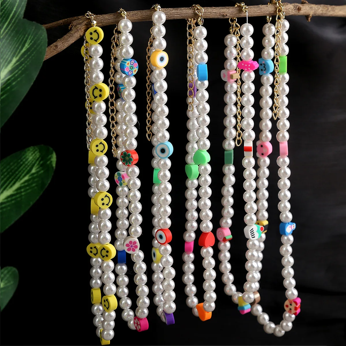 Bohemian Handmade Beaded Necklace Women Colored Flowers Smiley Pearl Soft Ceramic Jewelry Accessories Valentine Day Love Gift
Bohemian Handmade Beaded Necklace Women Colored Flowers Smiley Pearl Soft Ceramic Jewelry Accessories Valentine Day Love Gift