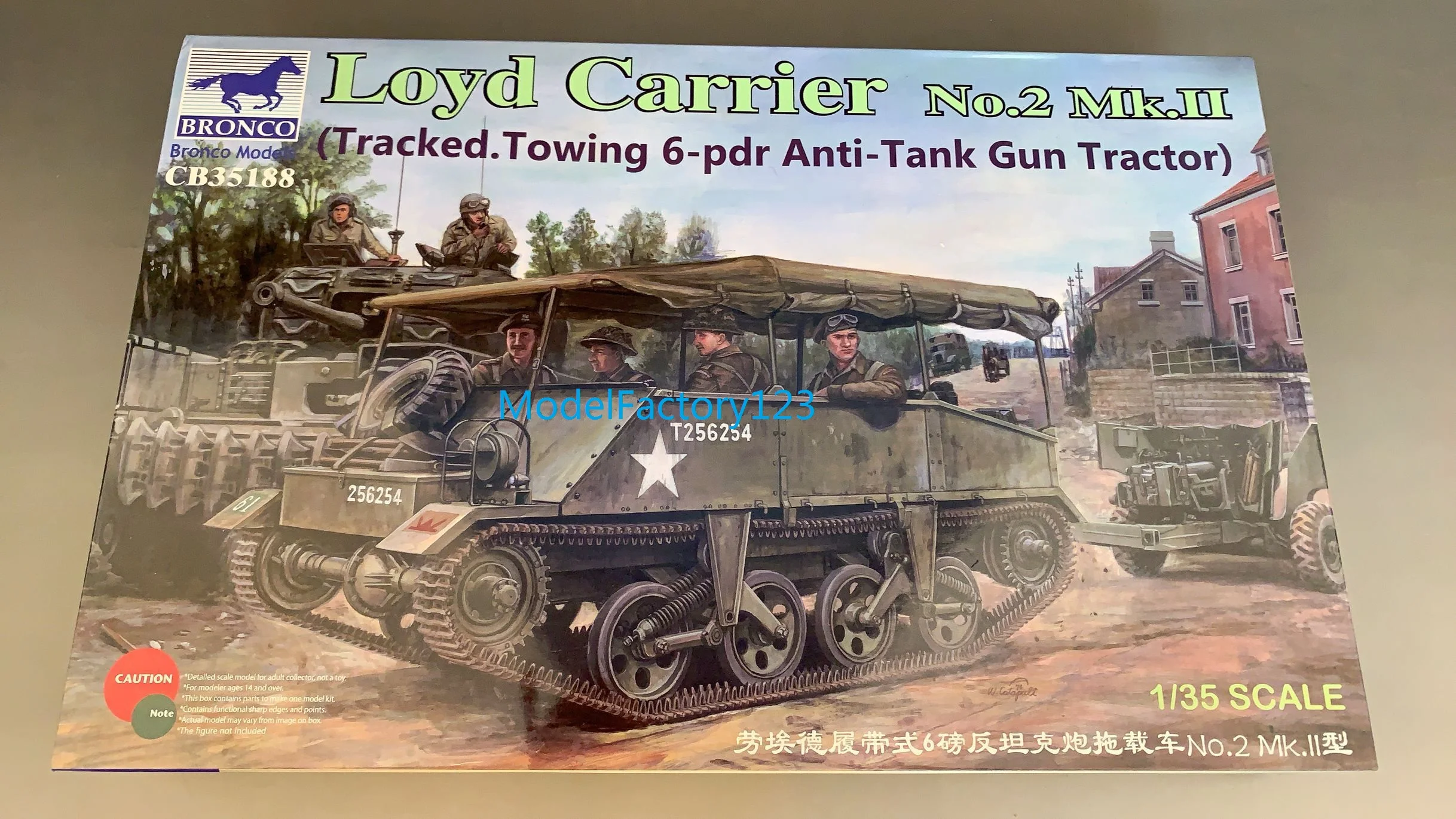 BRONCO CB35188 1/35 Loyd Carrier No.2 MK.II Model Kit
BRONCO CB35188 1/35 Loyd Carrier No.2 MK.II Model Kit