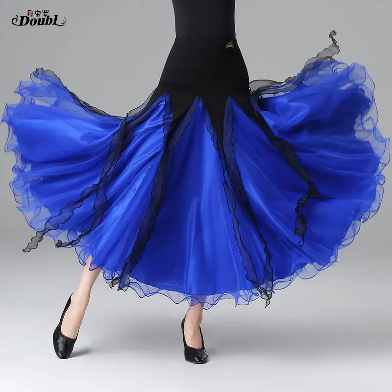 DOUBL ballroom standard dance skirt new style clothes large puffy chiffon hem long style waltz tango skirt practice workout
DOUBL ballroom standard dance skirt new style clothes large puffy chiffon hem long style waltz tango skirt practice workout