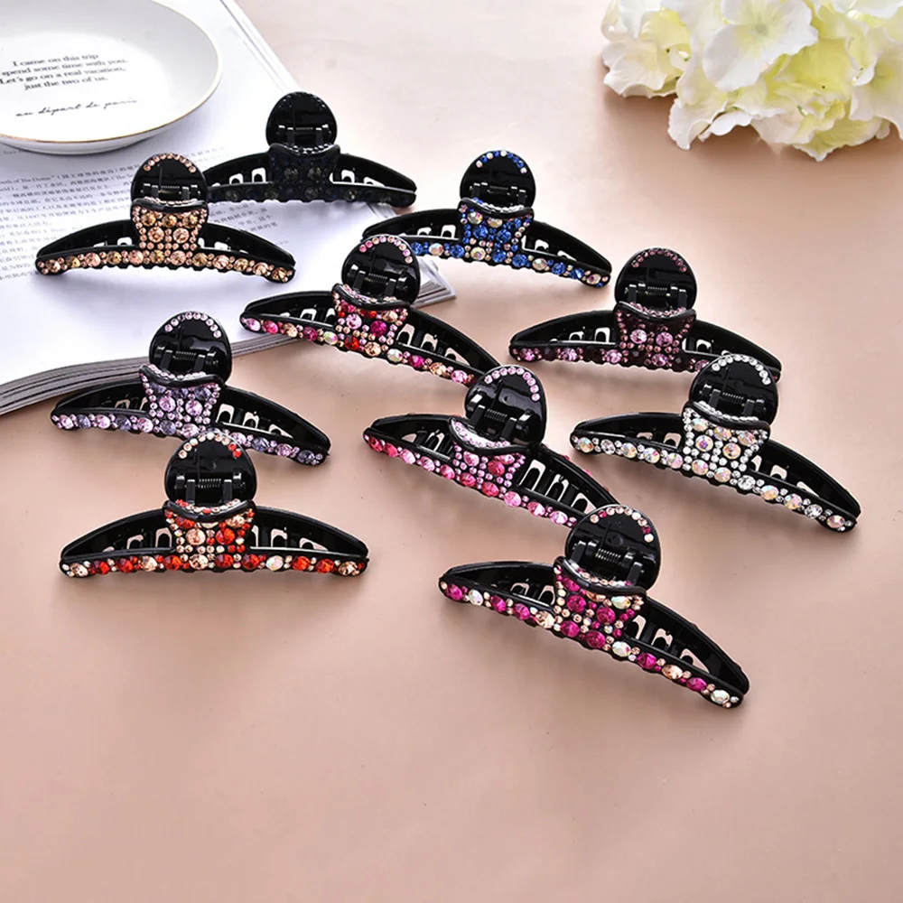 Crystal Hair Claws Colorful Shiny Hairclip Barrettes Women Hair Clip High Quality Hair Clip Rhinestone Hairpins Hair Accessories
Crystal Hair Claws Colorful Shiny Hairclip Barrettes Women Hair Clip High Quality Hair Clip Rhinestone Hairpins Hair Accessories