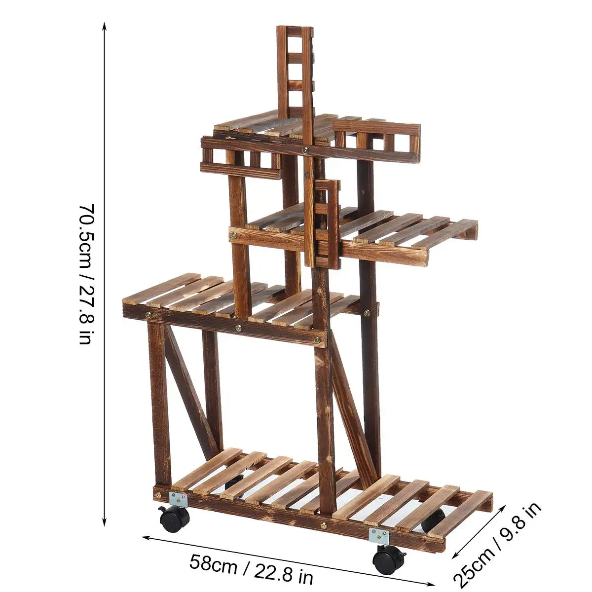 4 Tiers Wooden Flower Rack Plant Stand Multi Flower Stand Shelves Bonsai Display Shelf Yard Garden Patio Balcony Flower Stands
4 Tiers Wooden Flower Rack Plant Stand Multi Flower Stand Shelves Bonsai Display Shelf Yard Garden Patio Balcony Flower Stands