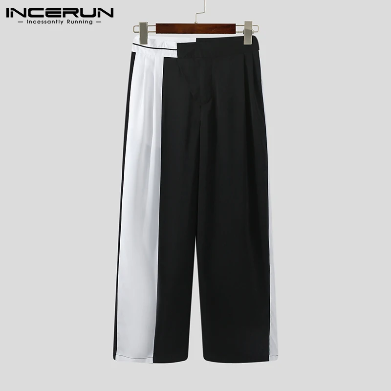 2021 Men Casual Pants Joggers Streetwear Patchwork Baggy Korean Straight Trousers Fashion Leisure Pantalones Hombre 5XL INCERUN
2021 Men Casual Pants Joggers Streetwear Patchwork Baggy Korean Straight Trousers Fashion Leisure Pantalones Hombre 5XL INCERUN