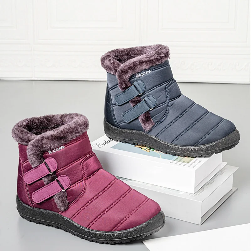 2021 Fashion Women Ankle Boots Winter Fur Plush Warm Keeping Women's Cotton Shoes Solid Color Round Toe Side Zipper Man Booties
2021 Fashion Women Ankle Boots Winter Fur Plush Warm Keeping Women's Cotton Shoes Solid Color Round Toe Side Zipper Man Booties