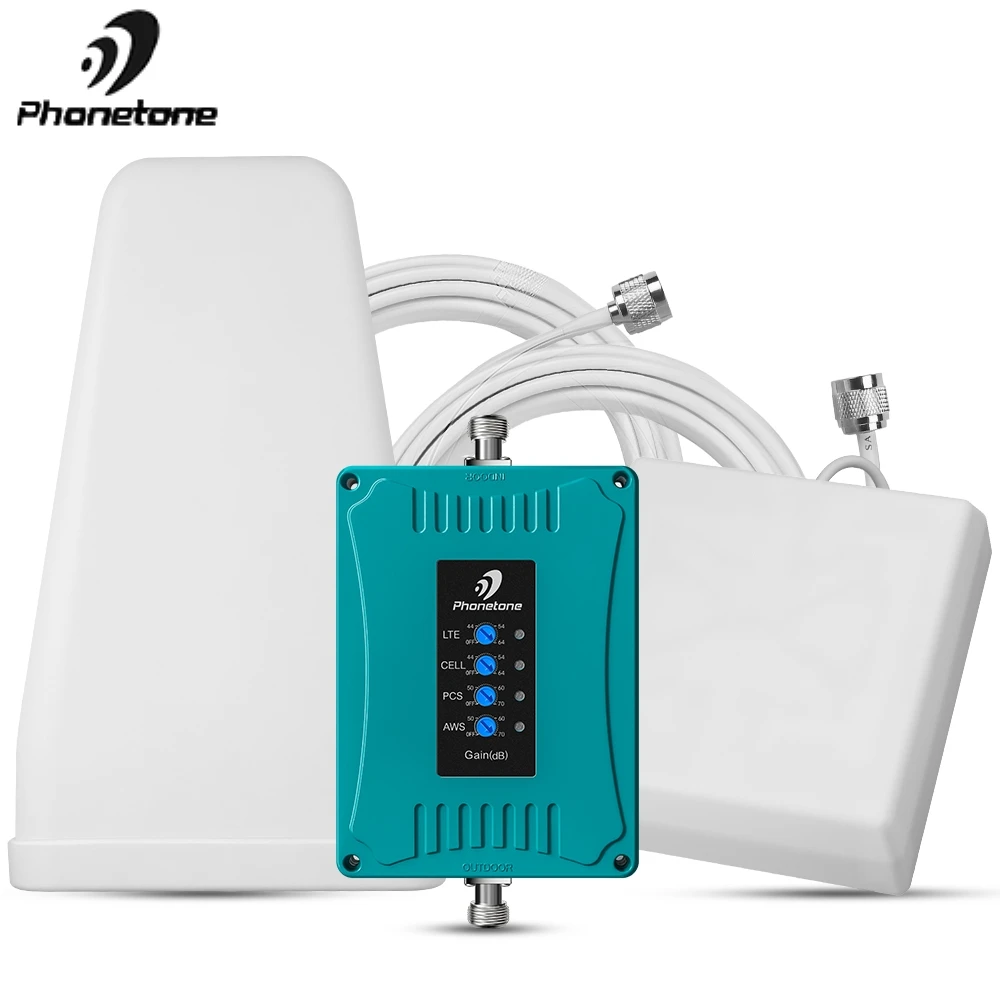 Усилитель сигнала сотового телефона US/CA 850/1700/1900 МГц усилитель Verizon AT&T 2G 3G 4G