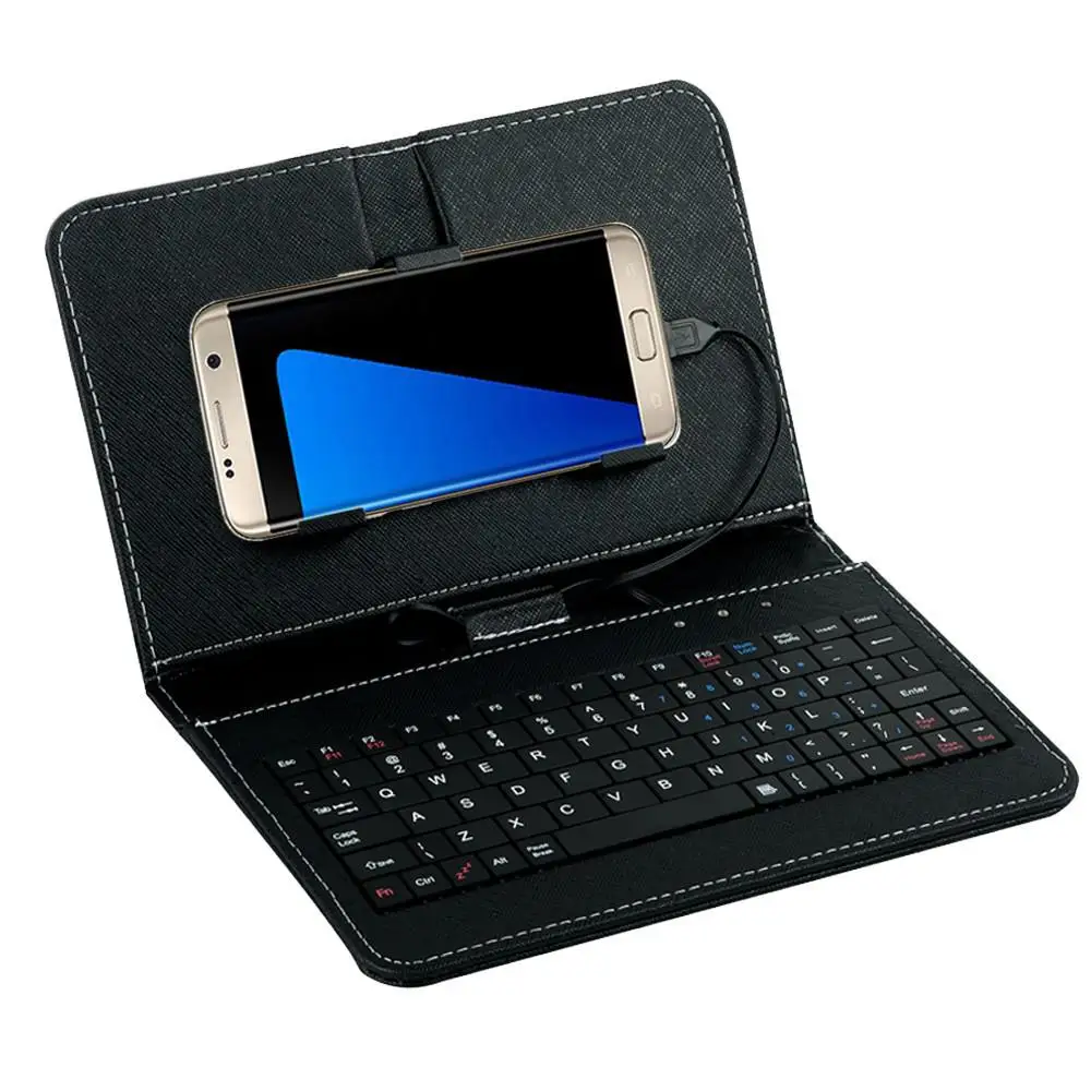 Фото Универсальный проводной Чехол-кобура с клавиатурой для мобильного телефона